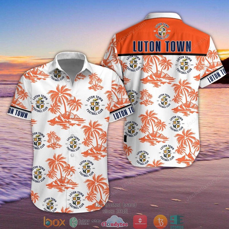 Luton Town F.C Hawaiian Shirt, Beach Short