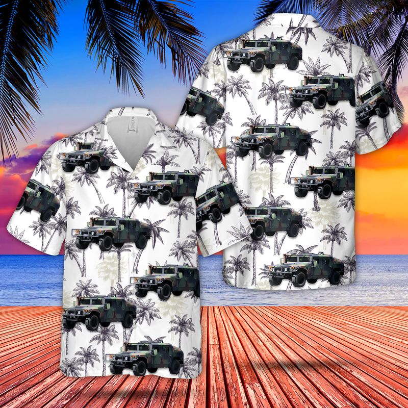 Luxembourg Armed Forces ATF Dingo 2 Hawaiian Shirt