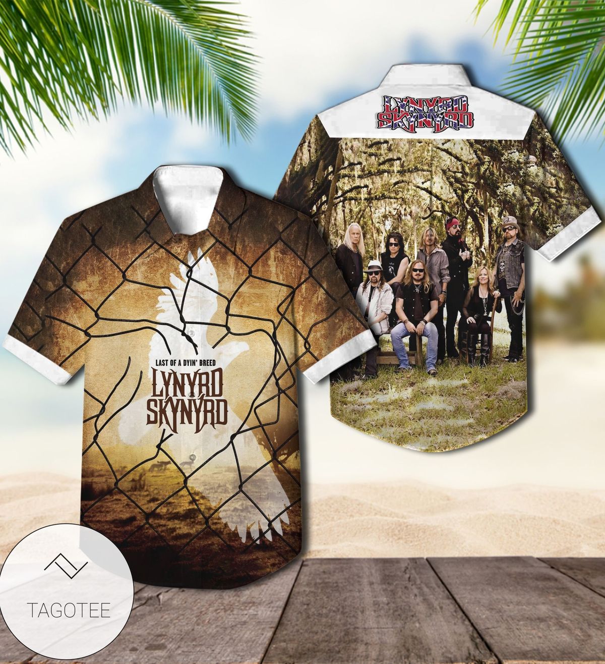 Lynyrd Skynyrd Nuthin’ Fancy Album Cover Hawaiian Shirt