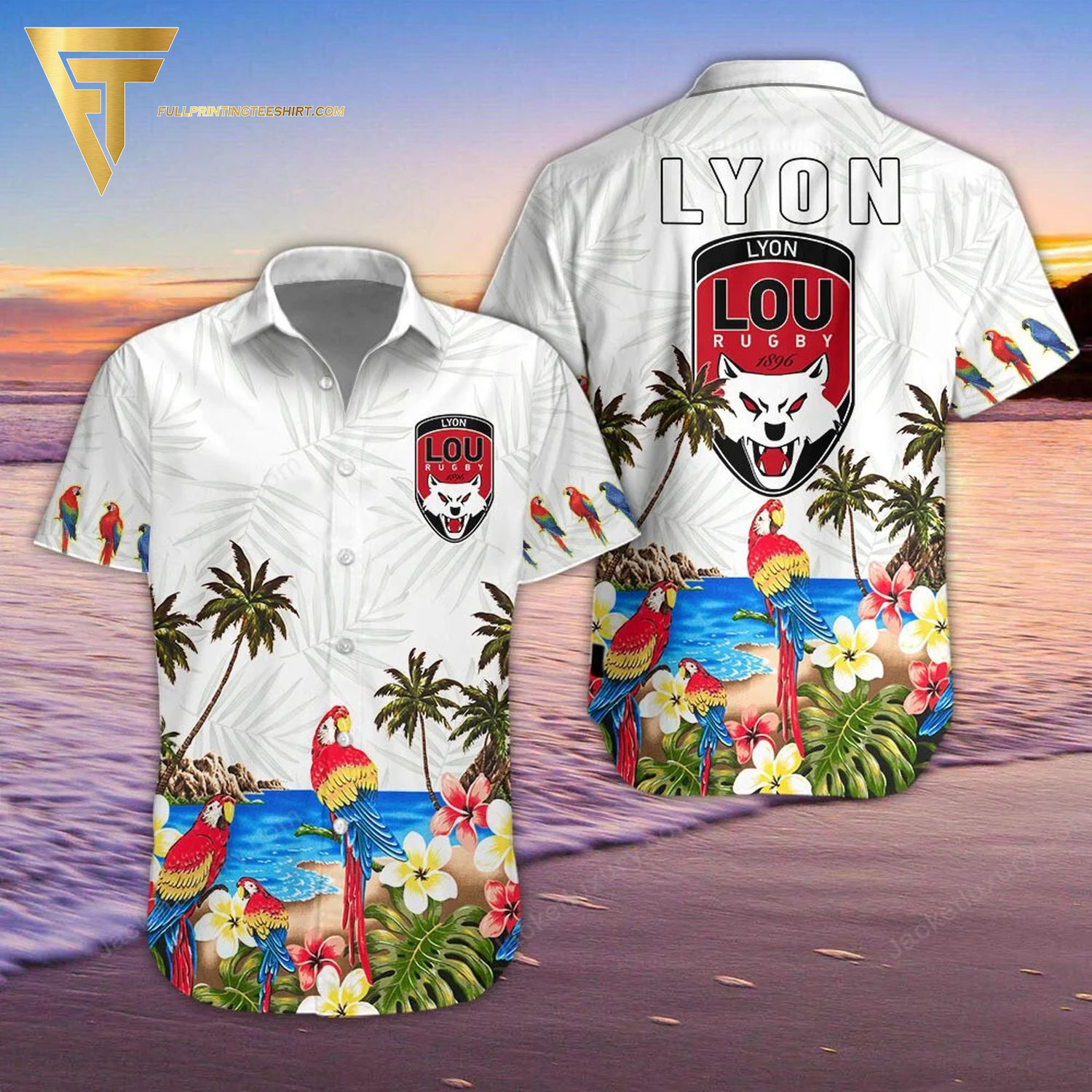 Major League Baseball Atlanta Braves Summer Hawaiian Shirt