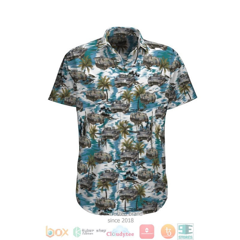 M1 Abrams Tank Hawaiian Shirt