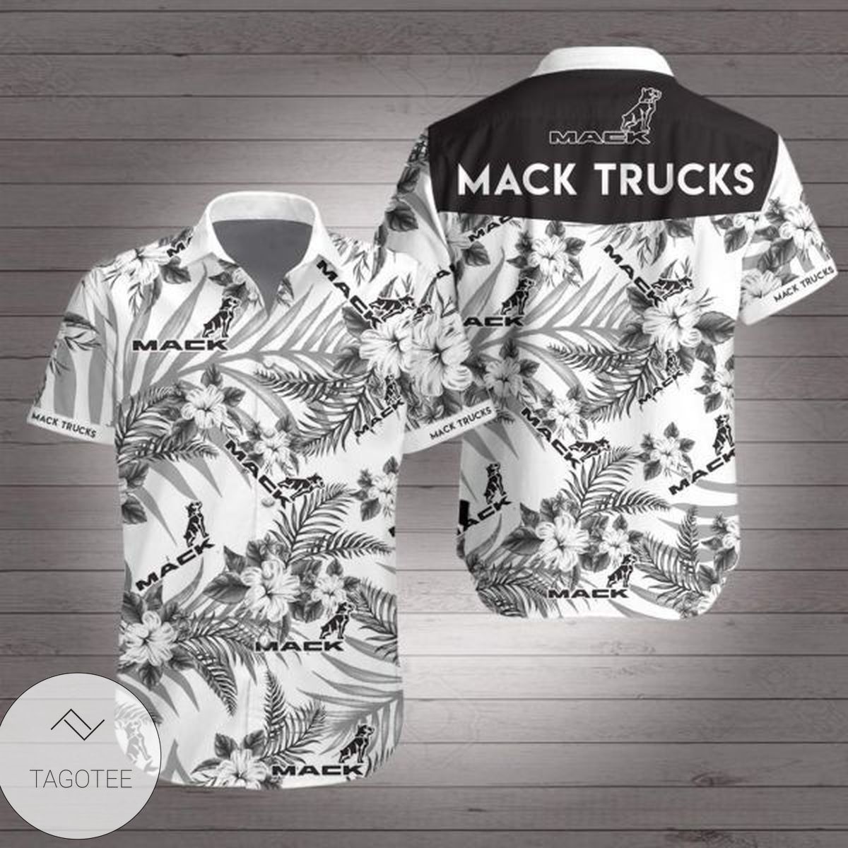 Mack Trucks Logo Hawaiian Shirt 3d