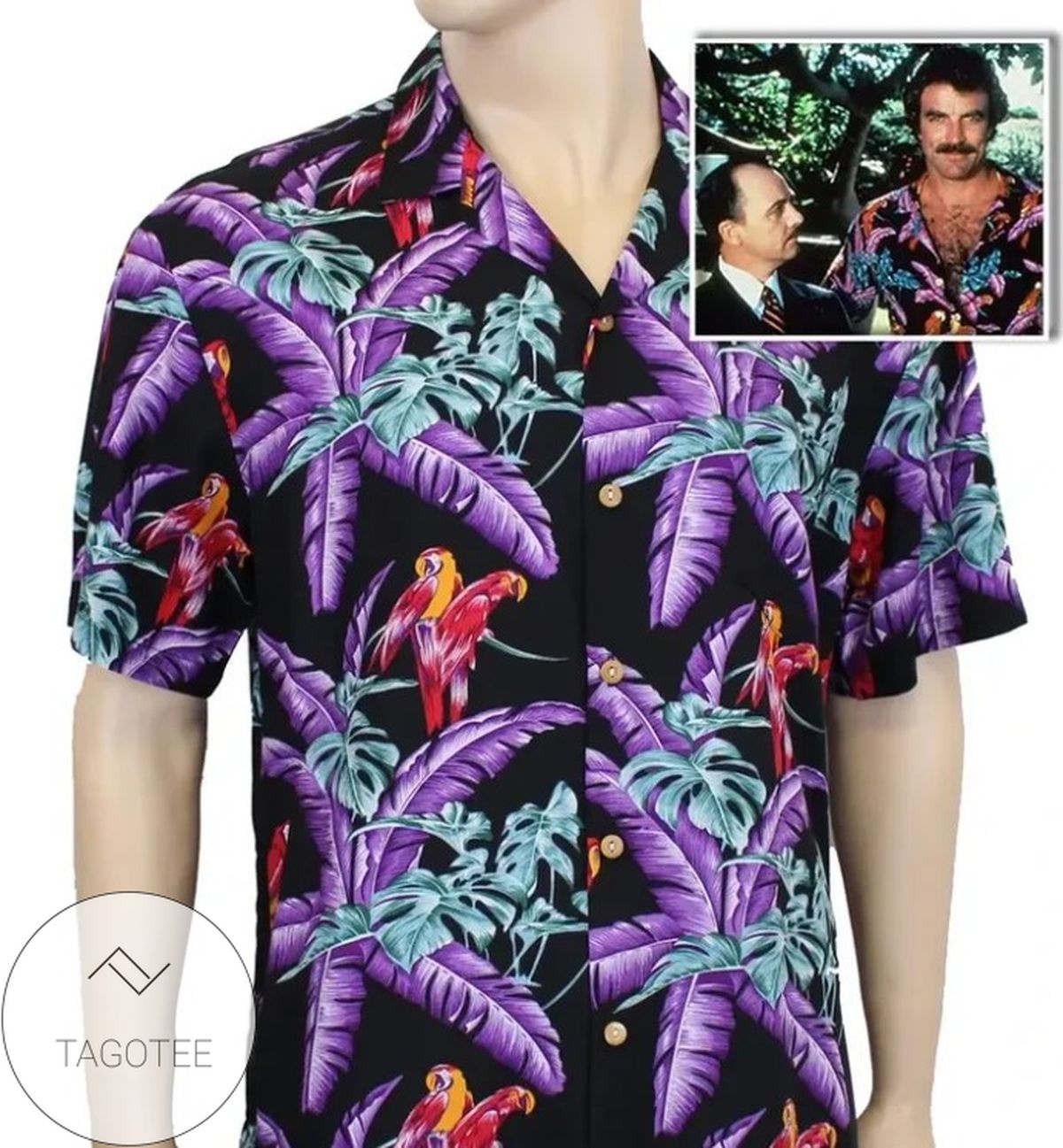 Magnum Pi Star Orchid Authentic Hawaiian Shirt 2022