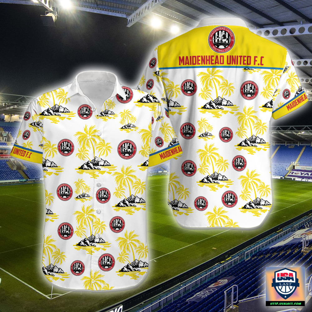 Maidstone United F.C 10 Years Stadium Annivesary Tournament Hawaiian Shirt