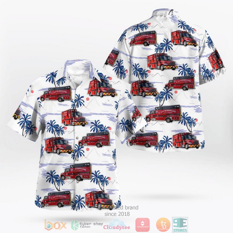 Maine Hawaiian Shirt, Short