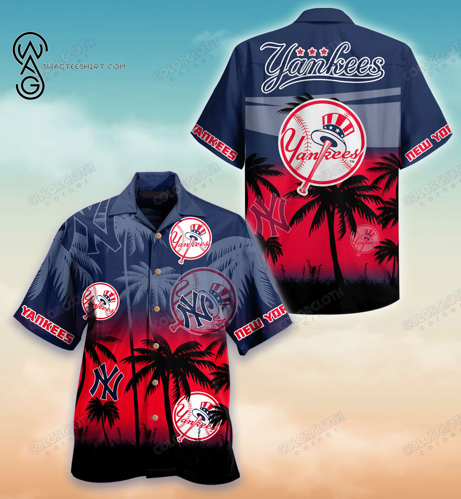 Major League Baseball Houston Astros Summer Hawaiian Shirt