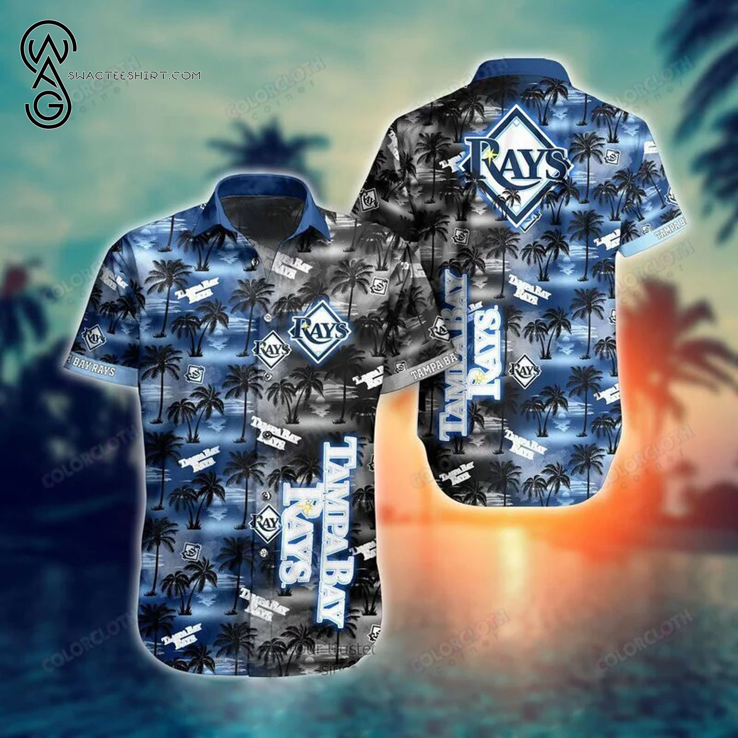 Maker’s Mark All Over Print Summer Combo Hawaiian Shirt And Beach Shorts