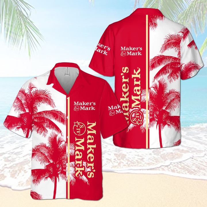 Malibu Rum Palm Tree Hawaiian Shirt