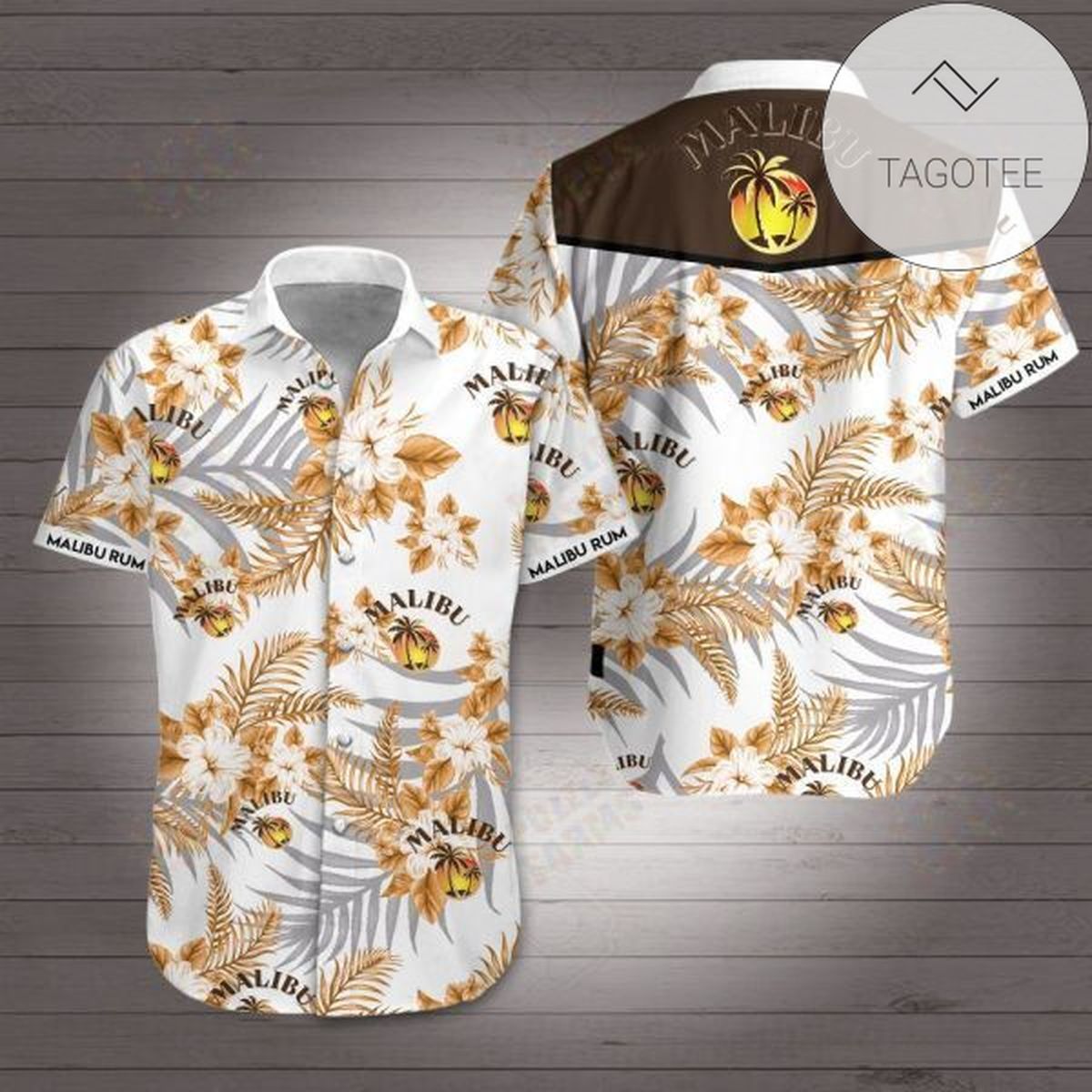 Malibu Rum Hawaiian Shirt