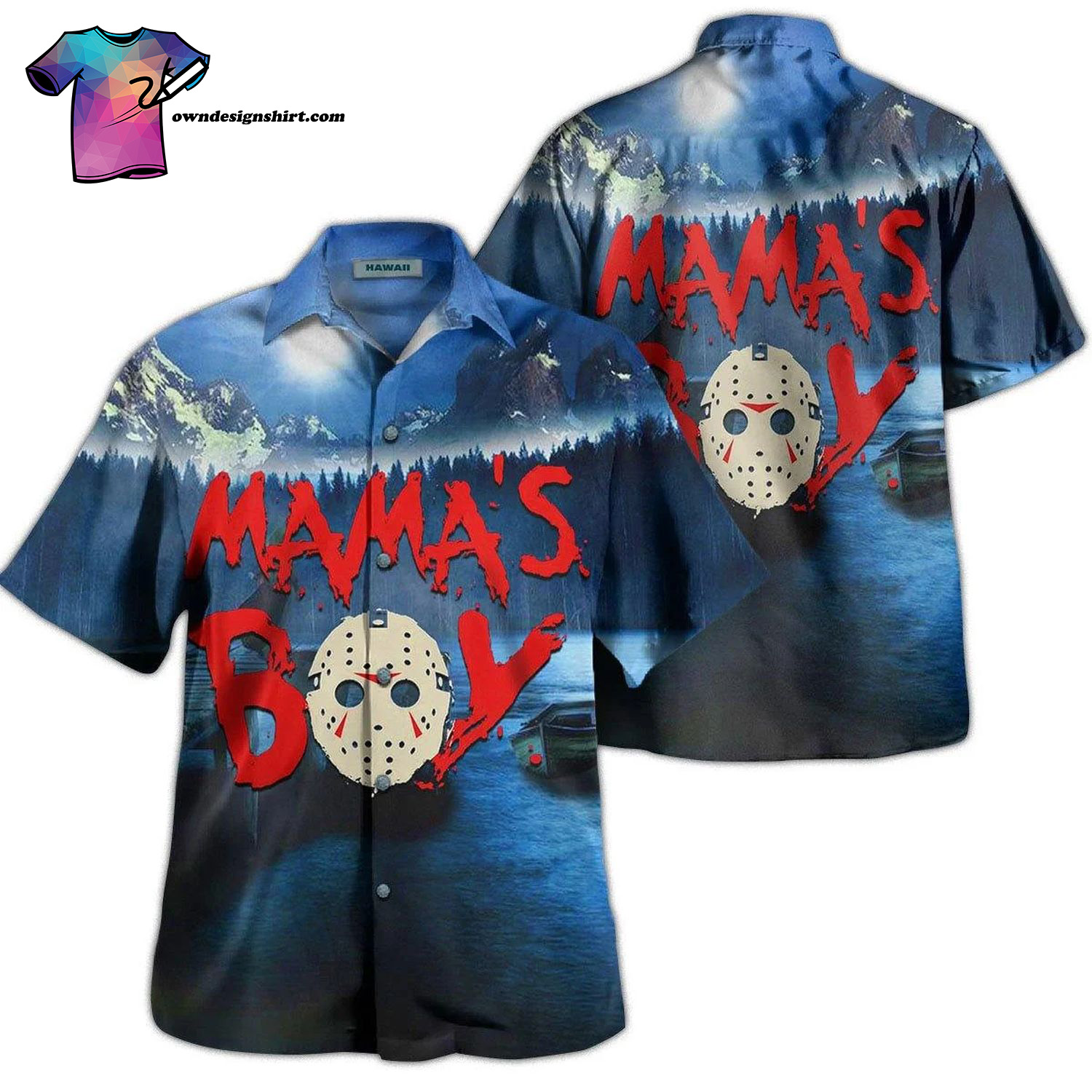 Marty McFly Back To The Future Hawaiian Shirt And Beach Shorts