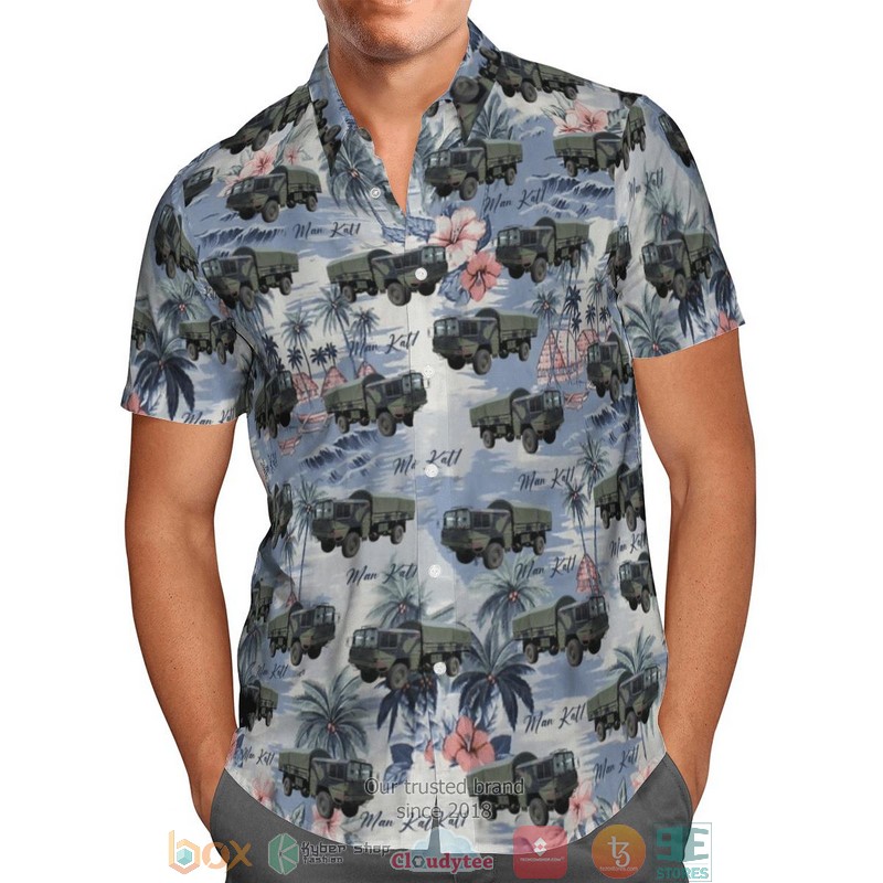 Mama Llama Short Sleeve Hawaiian Shirt