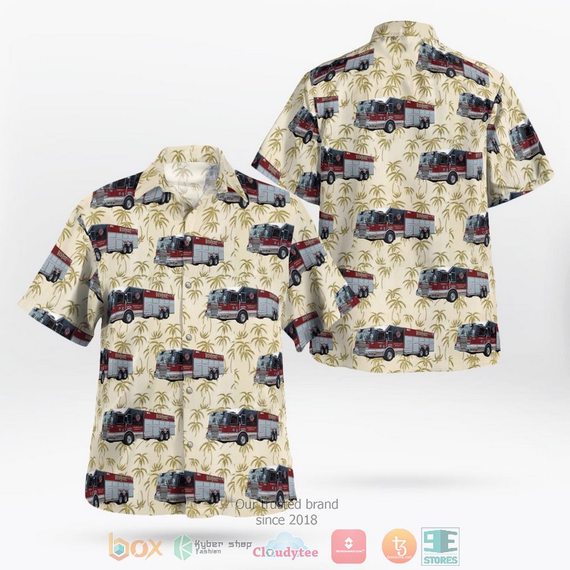 Manawa Rural Fire Truck Wisconsin Hawaiian Shirt