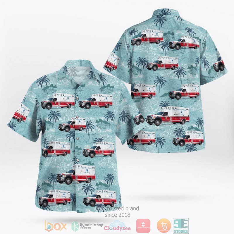 Margate-Coconut Creek FL Fire Rescue City of Margate Florida Hawaiian Shirt