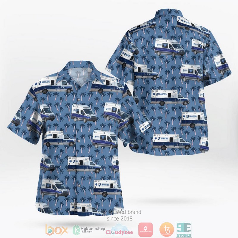 Margate-Coconut Creek FL Fire Rescue City of Margate Florida Hawaiian Shirt