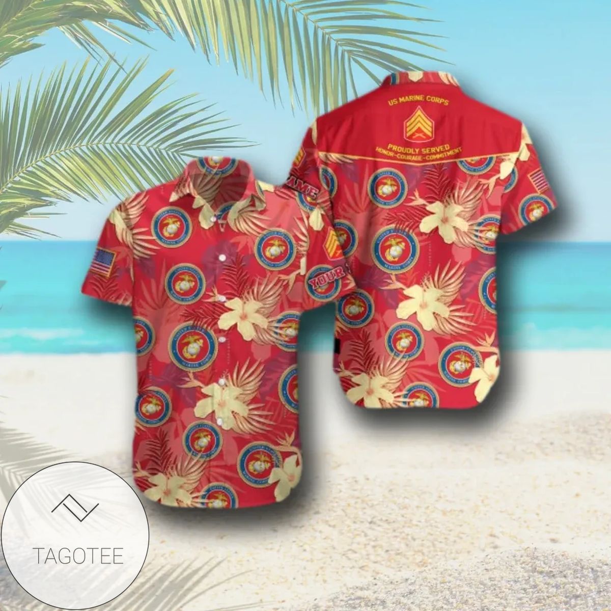 Marilyn Manson Hawaiian Shirt