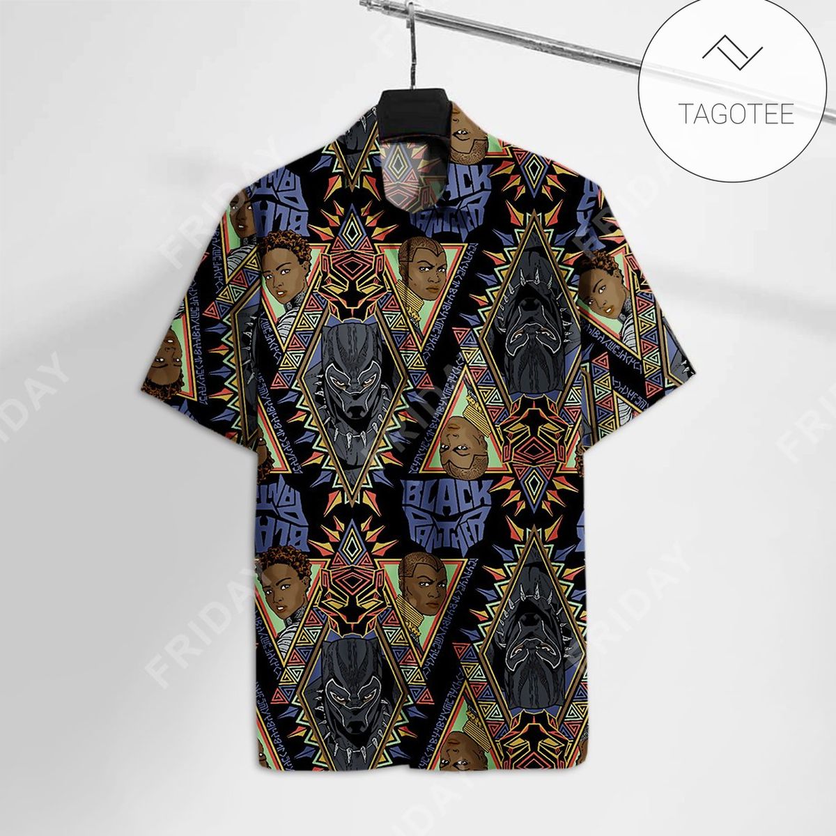 Marvel Avengers Hawaiian II Graphic Print Short Sleeve Hawaiian Casual Shirt