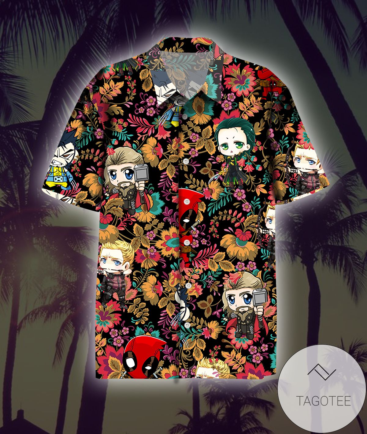 Marvel Hawaiian Shirt Black Venom Hawaii Tshirt Aloha Shirt