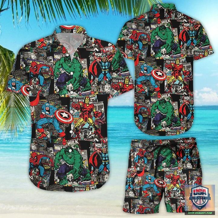 Marvel Hibiscus Hawaiian Shirt