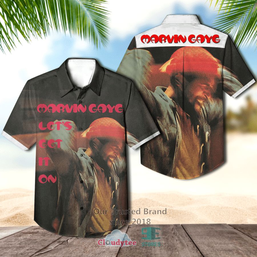 Marvin Gaye Let’s Get It On Album Hawaiian Shirt