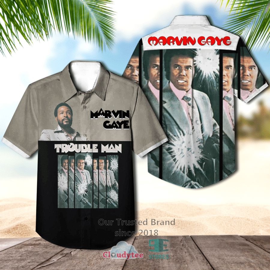 Marvin Gaye Midnight Love Album Casual Hawaiian Shirt