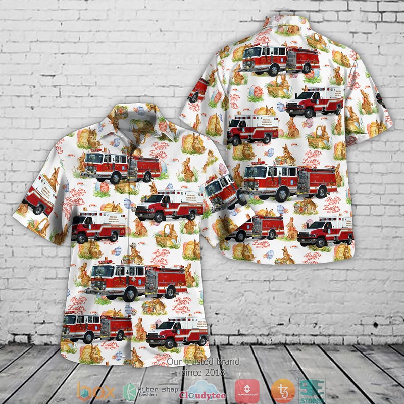 Maryland Howard County Department of Fire and Rescue Services – Glenwood – Station 13 Hawaiian Shirt