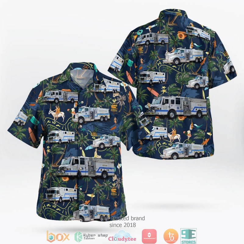 Maryland Jacobsville Fire Station 10 Hawaiian shirt