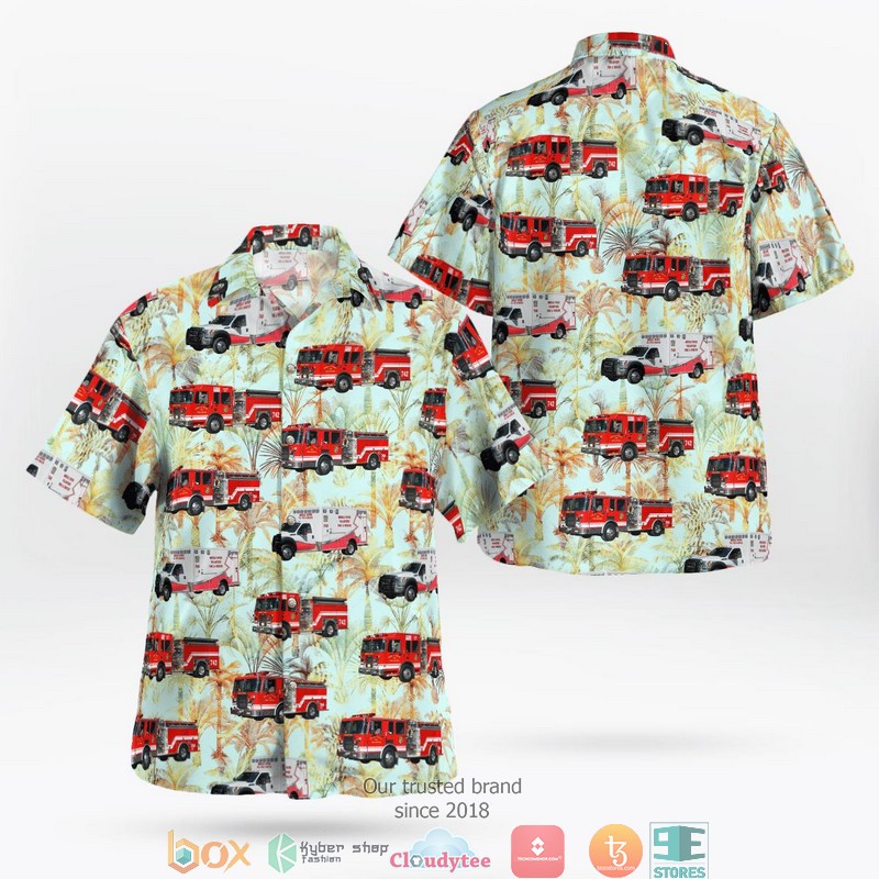 Maryland Northern Garrett County Rescue Squad Hawaiian Shirt