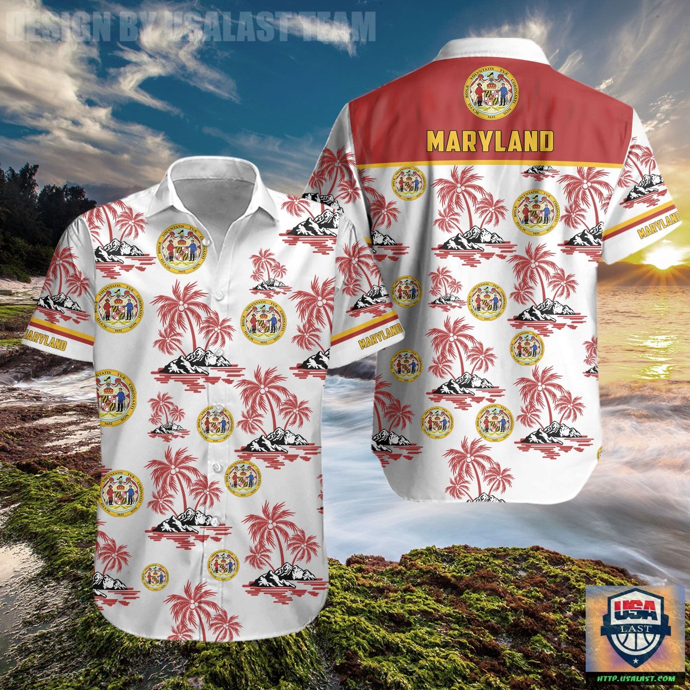 Maryland State Police Hawaiian Shirt