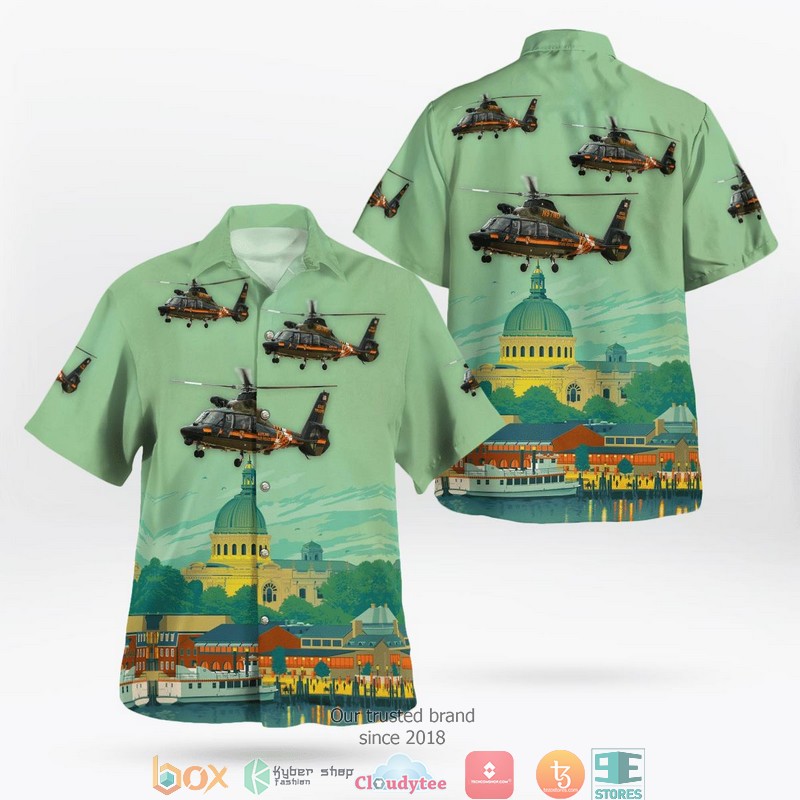 Maryland Solomons Volunteer Rescue Squad and Fire Department Hawaiian Shirt