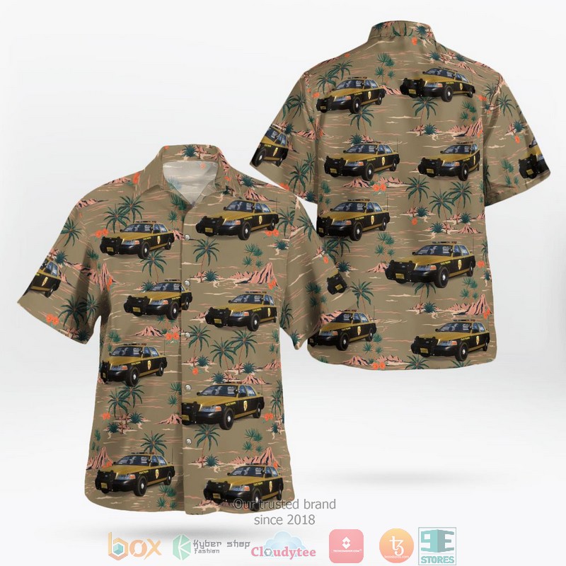 Maryland Transportation Authority Police Police Ford Interceptor Sedan Hawaiian Shirt