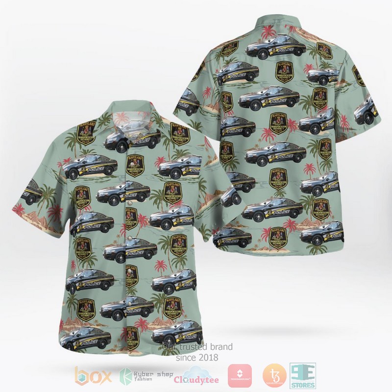 Maryland State Police Chevrolet Tahoe Hawaiian Shirt