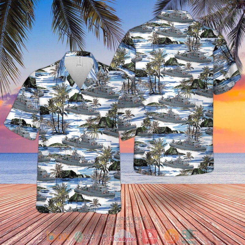 Marynarka Wojenna Bryza 1R 1RM Hawaiian Shirt