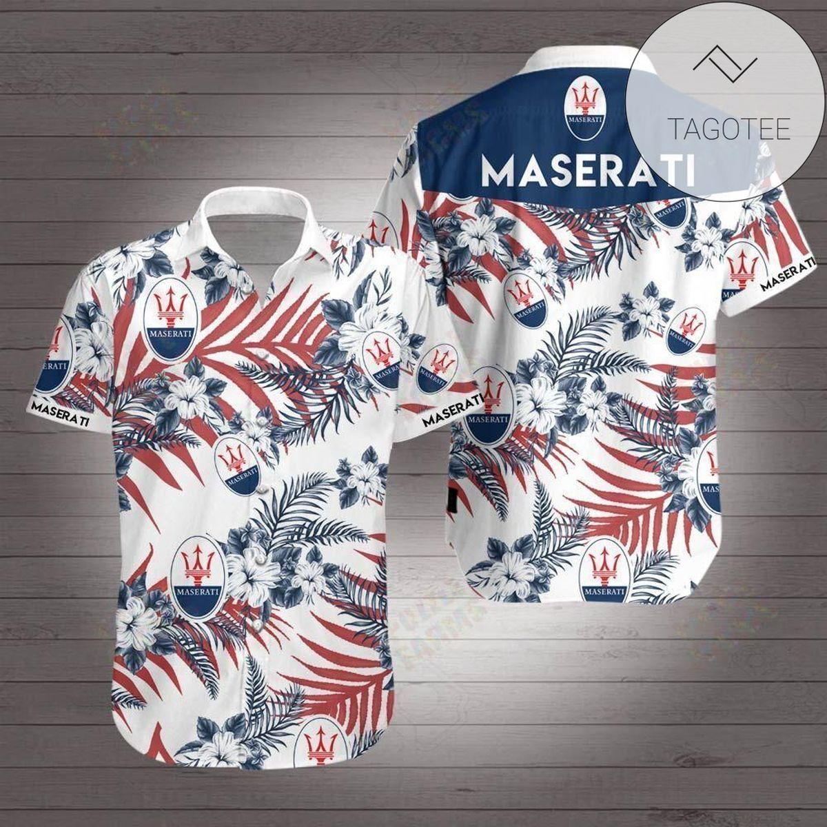 Maserati Hawaiian Shirt