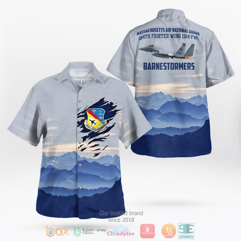 Massachusetts Boston EMS Hawaiian Shirt