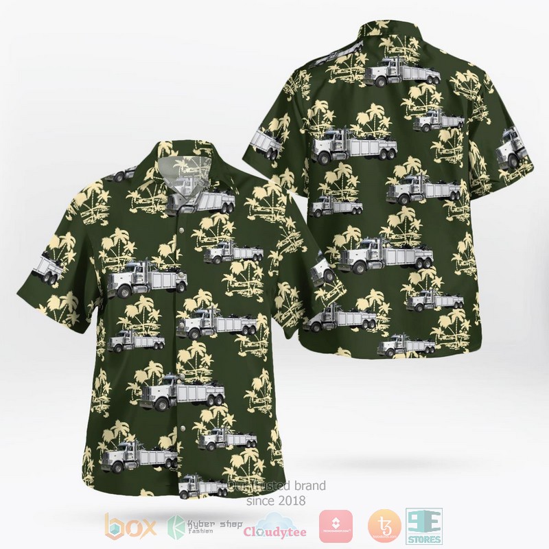 Massachusetts Boston Fire Department Hawaiian Shirt