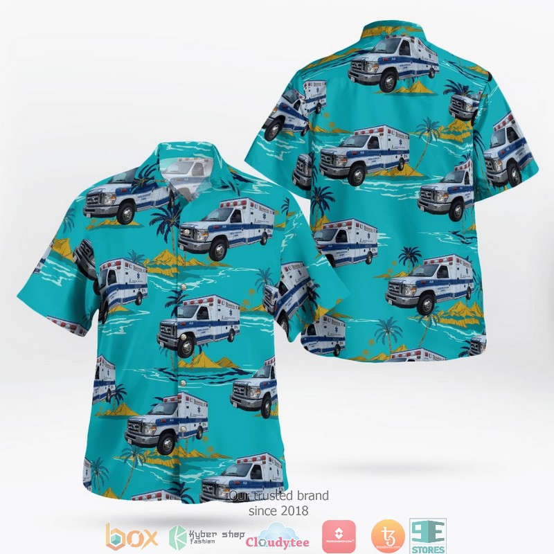 Massachusetts Capeway Towing Unit 20 Heavy Wrecker Hawaiian Shirt