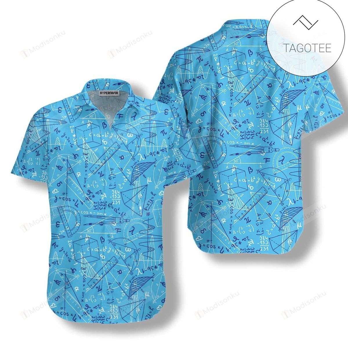 Math Hawaii Shirt Math Pi Day Pumpkin Black Aloha Shirt Math Shirt