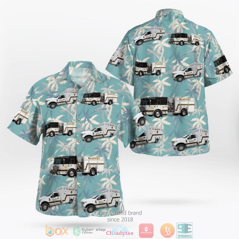 McCormick Tractors MTX120 Tractor Hawaiian Shirt