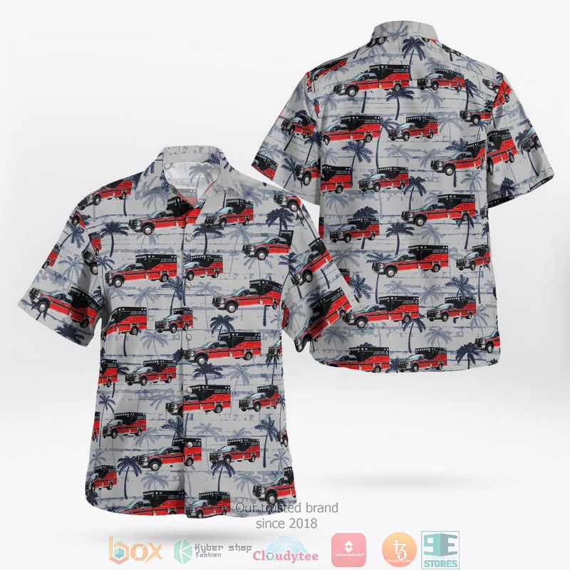 McCormick Ambulance California Fleet Aloha Shirt