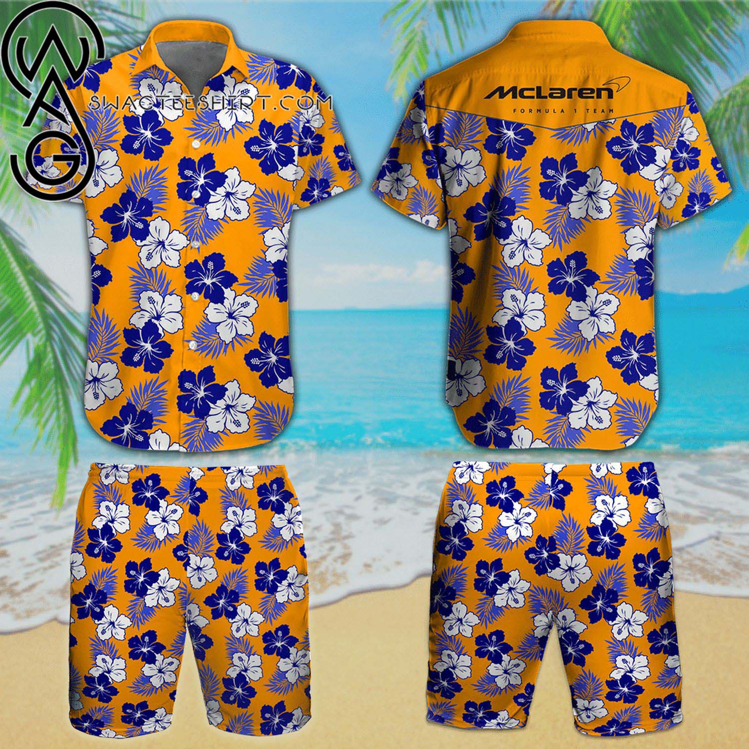 Max Verstappen MV33 Red Bull Racing Champion World Puma All Over Print Summer Vacation Hawaiian Shirt And Beach Shorts