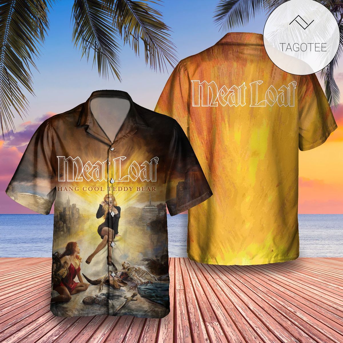 Meat Loaf Dead Ringer Album Cover Hawaiian Shirt