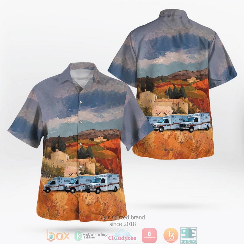 MEDIC EMS Iowa Ambulance Aloha Shirt