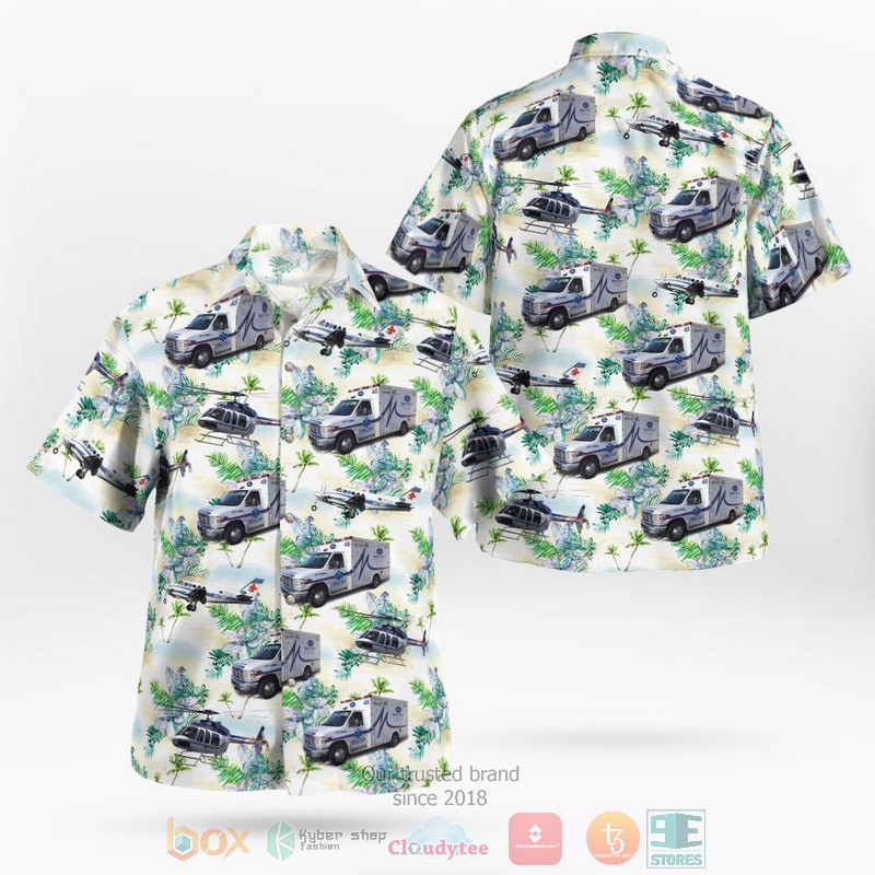 MedFleet Ambulance Florida Fleet Hawaiian Shirt