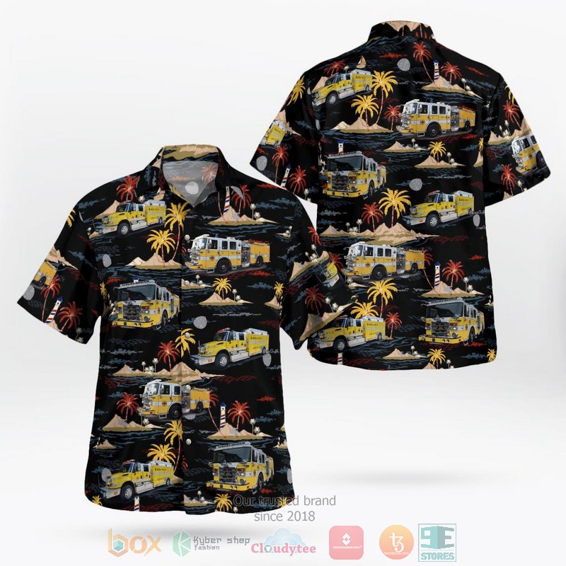 Medicine Lake Fire & Rescue Hawaiian Shirt