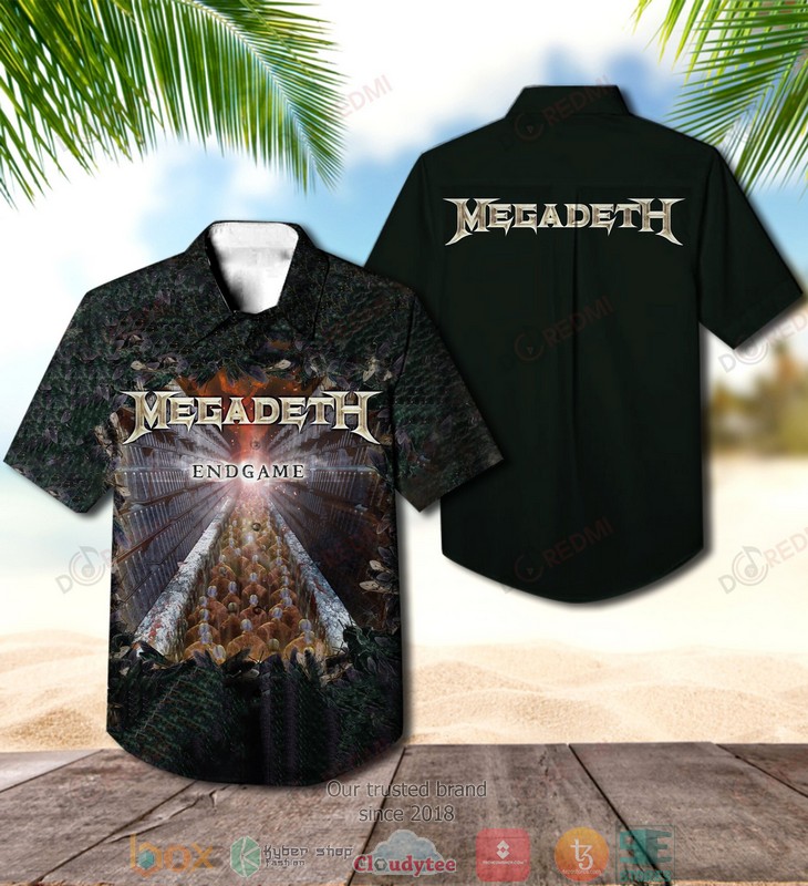 Megadeth Band Hangar 18 Hawaiian Shirt