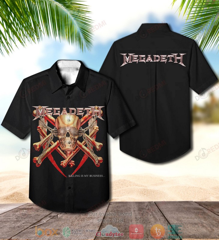 Megadeth Band Rust In Peace Hawaiian Shirt