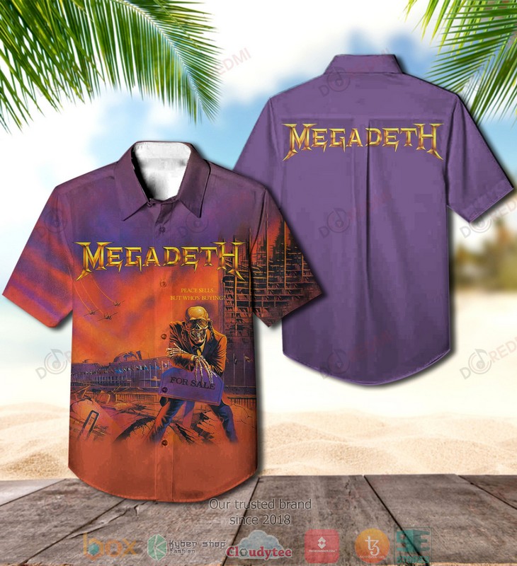 Megadeth Band Peace Sells… But Who’s Buying Hawaiian Shirt