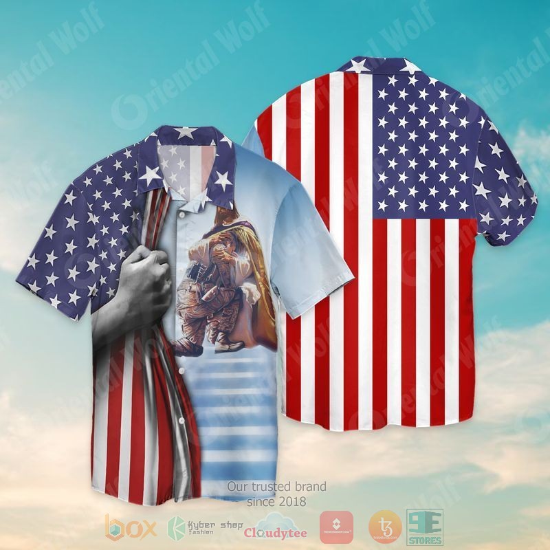 Memorial Day American Flag Freedom Isn’t Free Hawaiian Shirt