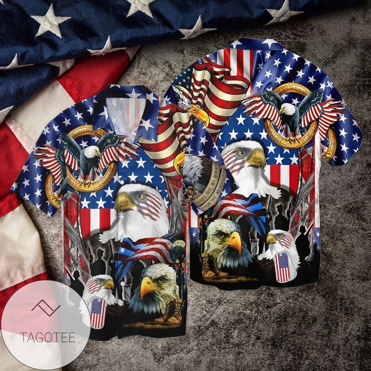 Memorial Day Firefighter For Men And Women Graphic Print Short Sleeve Hawaiian Casual Shirt