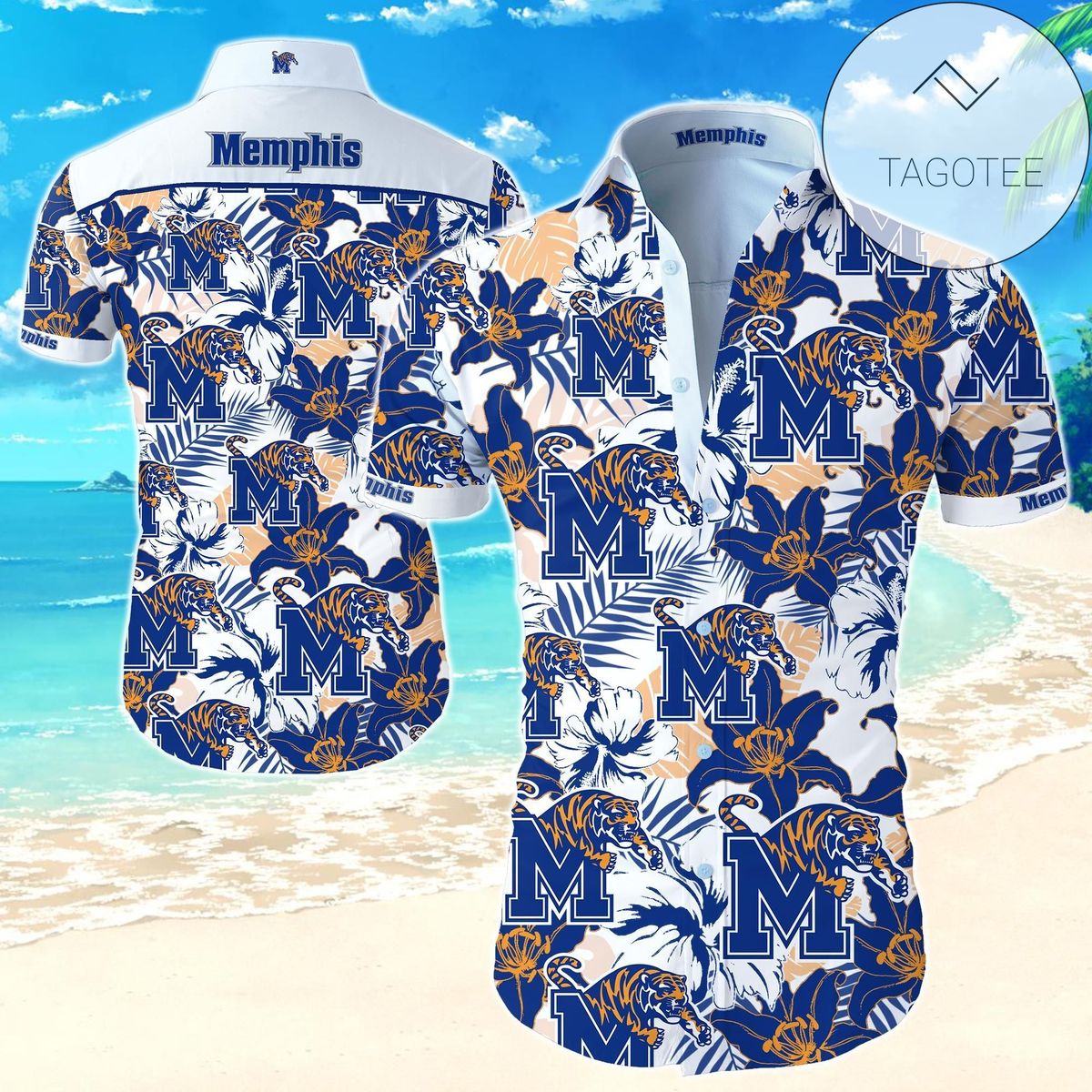 Men Brahman Cattle Lovers Hawaiian Shirt